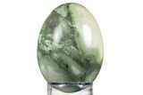 Polished Green Brecciated Dolomite Egg - California #308785-1